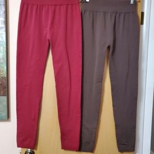 Knit stretch pants 2 bundle